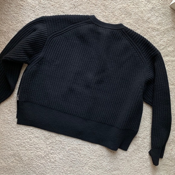 Acne Studios Java Cropped Ribbed Wool Sweater S - Picture 5 of 8